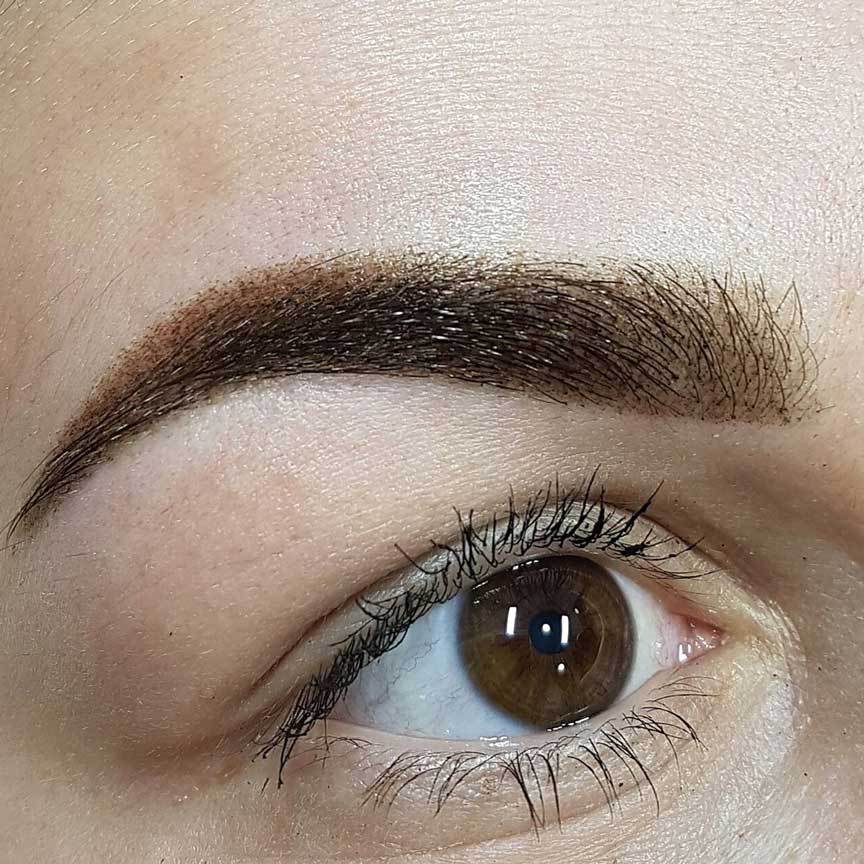 Шотирование бровей фото до и после - The Lashes