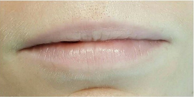 Татуаж губ 3D эффект фото До - The Lashes