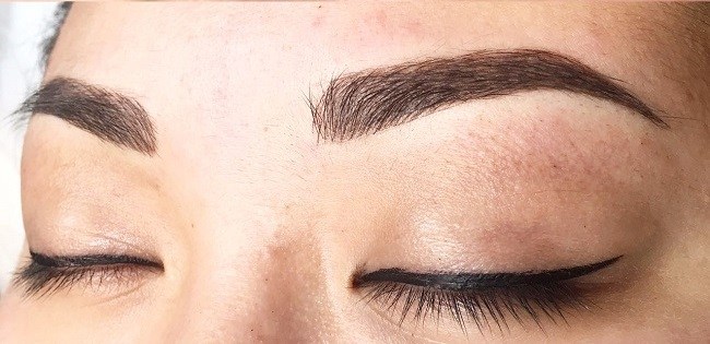 Микроблейдинг бровей фото После - The Lashes