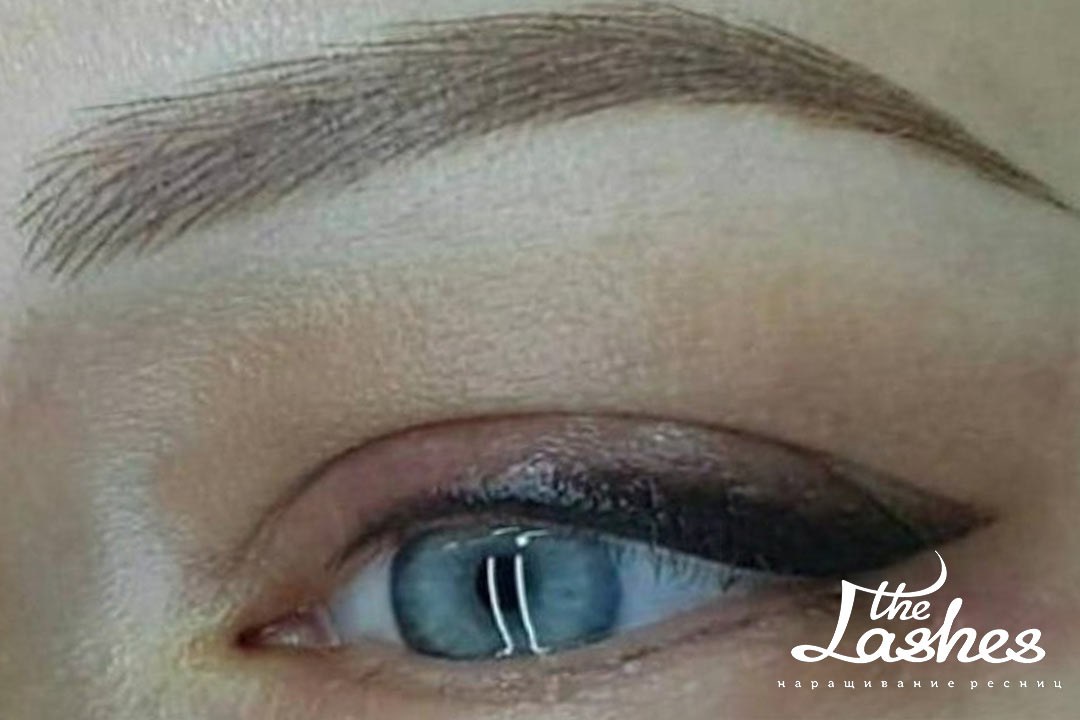 Волосковый татуаж бровей - The Lashes